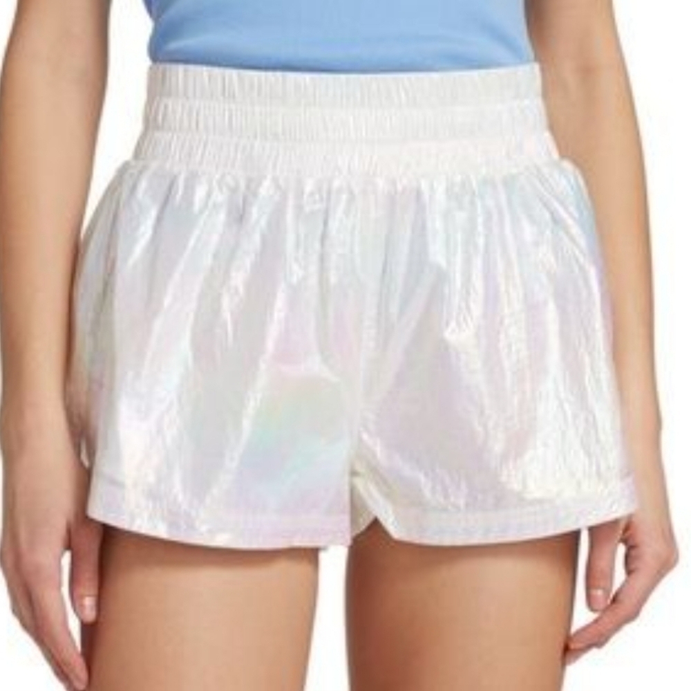 K-Swiss x Eleven Venus Williams Glowup Flyaway Iridescent Opalite Shorts L NWT